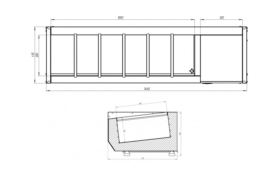 Настольная холодильная витрина Polair VT2EN (1/3) 