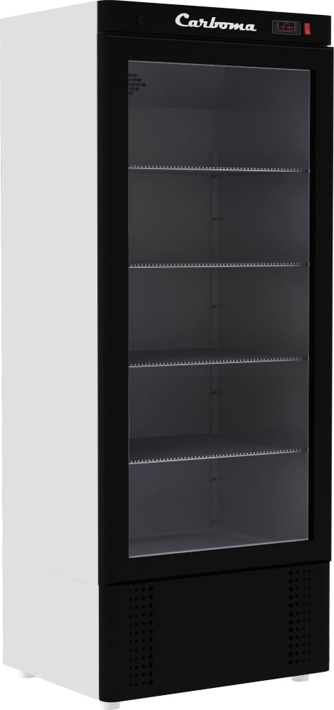 Холодильный шкаф CARBOMA R700 С INOX 