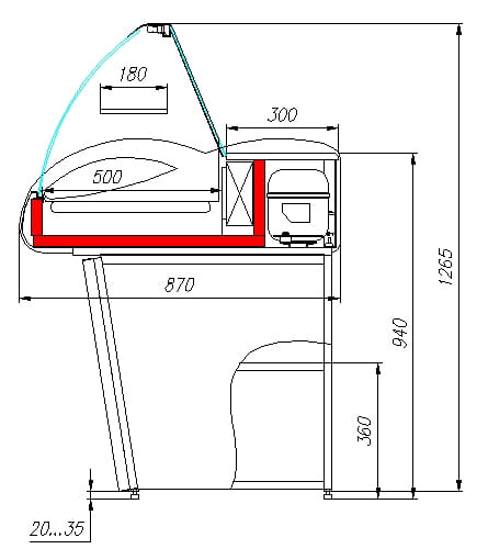 Подставка CARBOMA ARGO A87 N 1,5‑10 