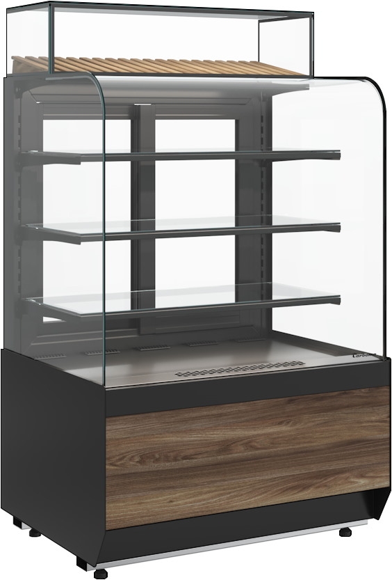 Нейтральная витрина CARBOMA RADIUS LIGHT KR70 N 1,3‑1 