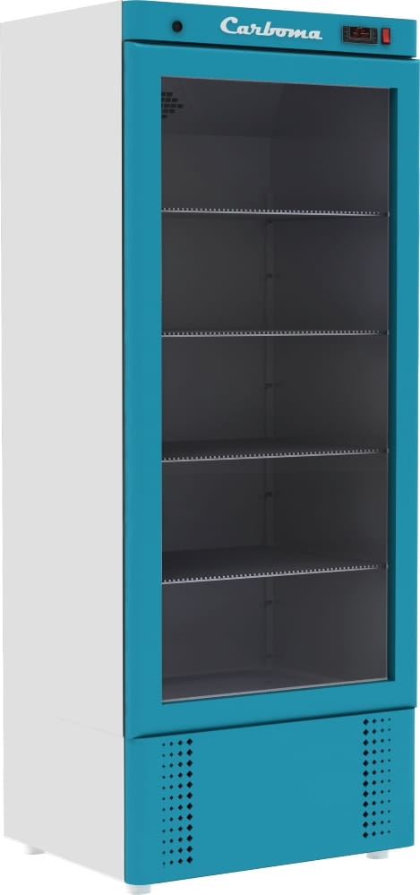 Холодильный шкаф CARBOMA R700 С INOX 