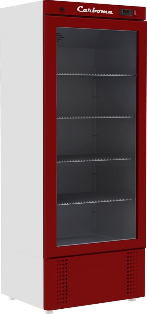 Холодильный шкаф CARBOMA R700 С INOX 
