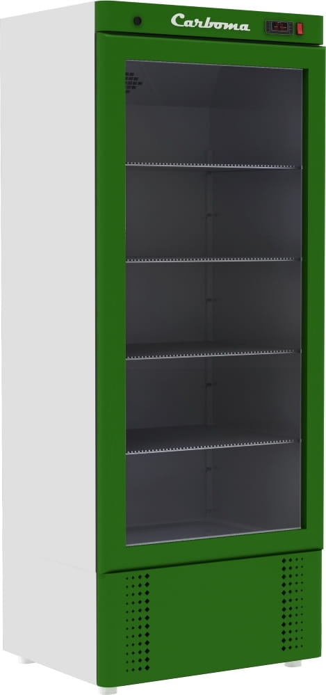 Холодильный шкаф CARBOMA R700 С INOX 