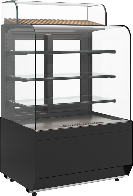 Нейтральная витрина CARBOMA RADIUS LIGHT KR70 N 1,3‑1 