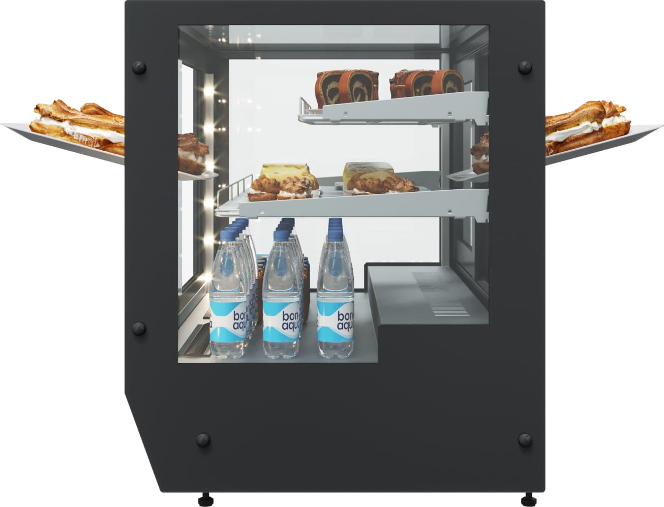 Нейтральная витрина CARBOMA AMRA SLIDER AC59 N 1,2‑1 