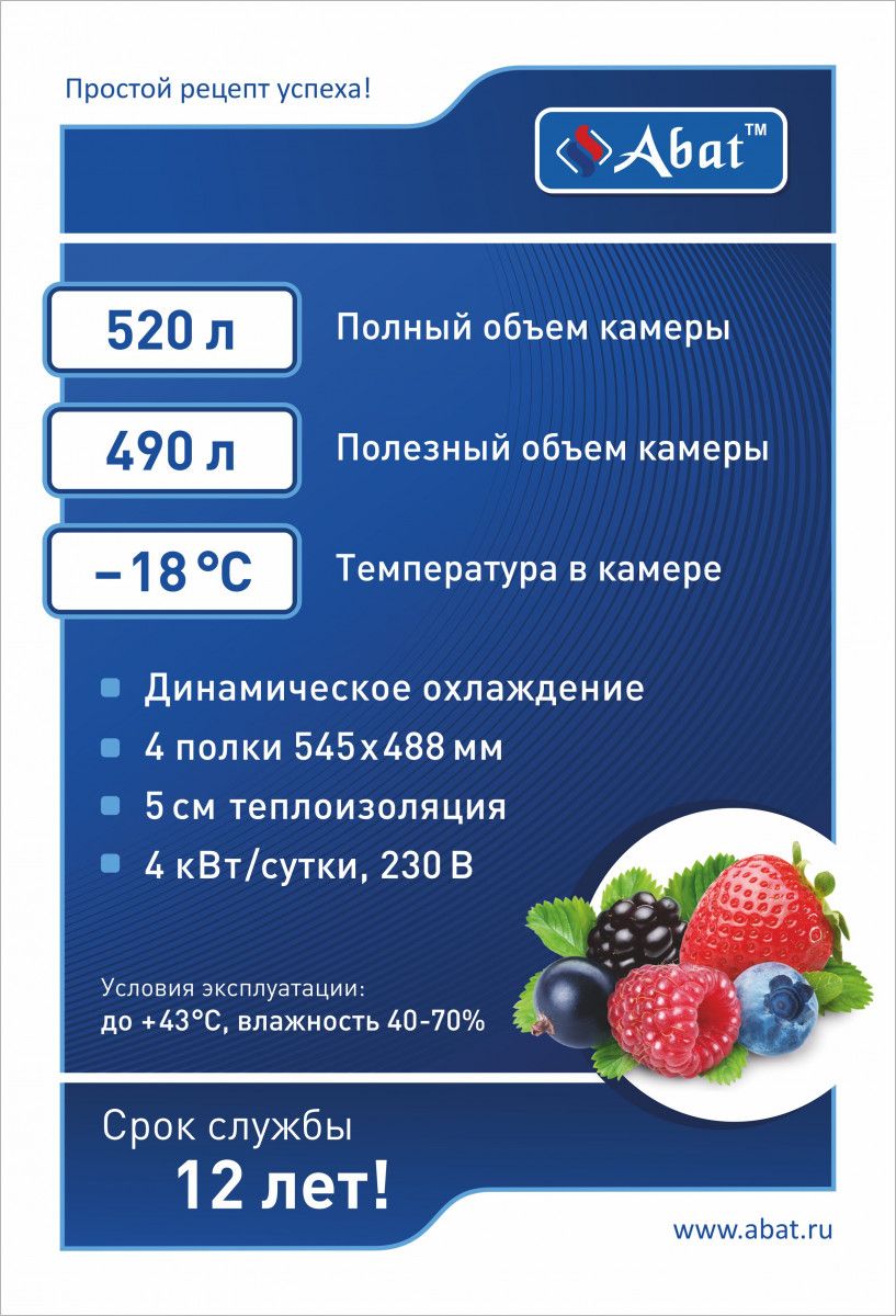 Шкаф холодильный низкотемпературный ШХн-0,5 краш. 