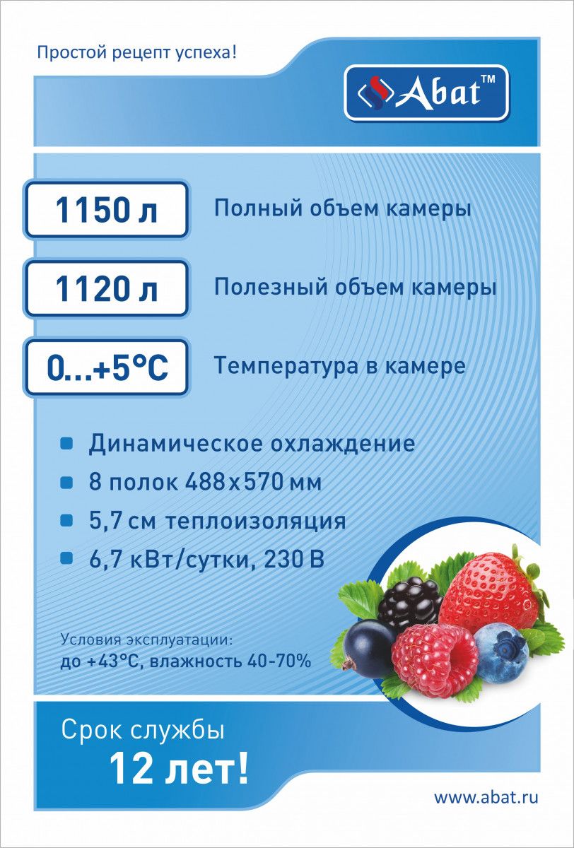 Шкаф холодильный среднетемпературный ШХс-1,0 краш. 