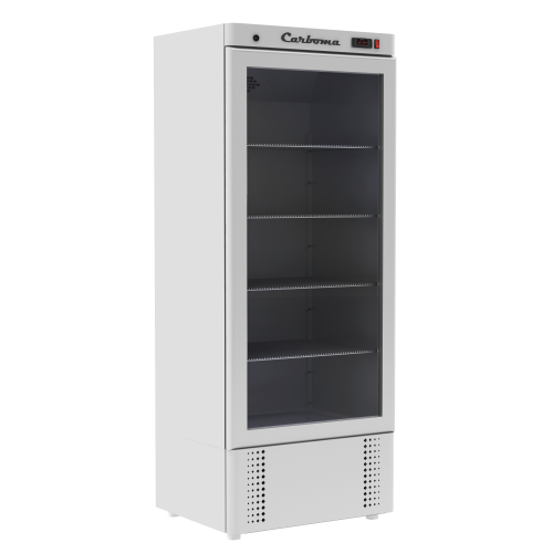 Шкаф холодильный R700 С (стекло) Сarboma INOX
